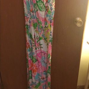 Strapless summer dress